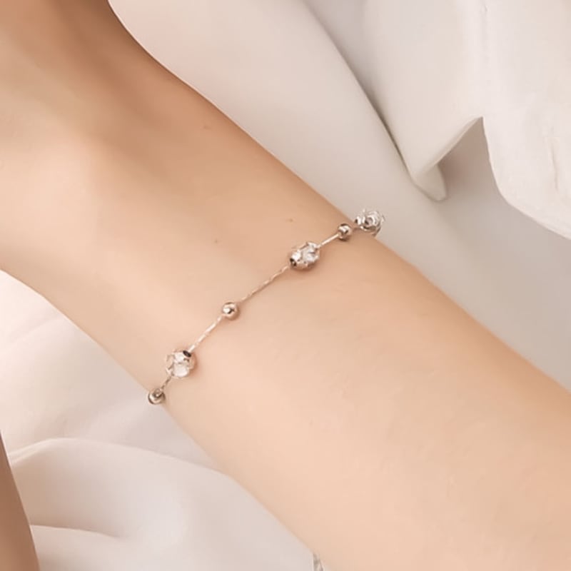 WESTISLAND Crystal Slide Bracelet C_WI5011341