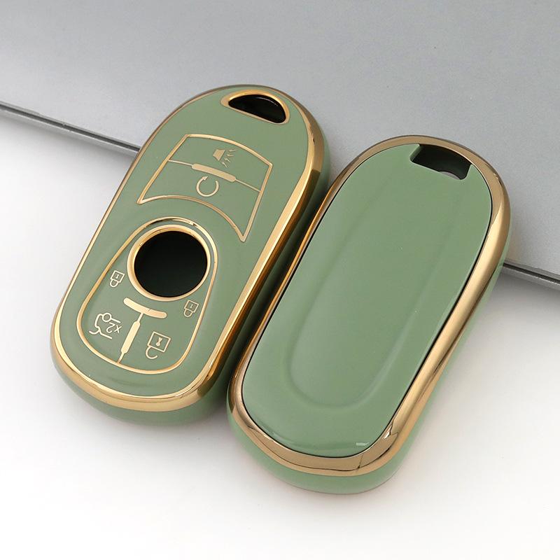 Buick Envision Key Cover for Encore GX, Regal, LaCrosse, GL68 - Decorative Car Bag Shell with Buckle