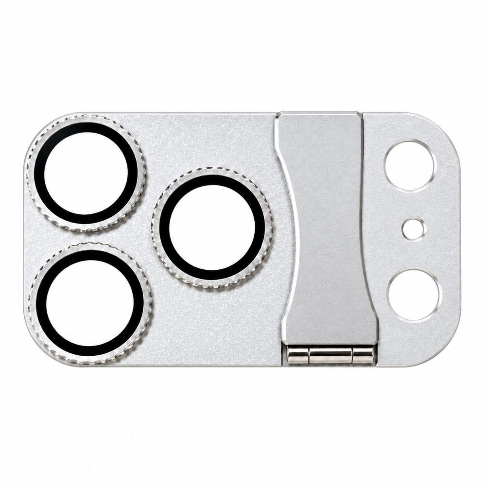 Foldable Stand Phone Camera Lens Protector Anti-scratch Full Cover Phone Lens Cover Aluminum Alloy for iphone 18 Pro MAX 18Pro