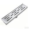 Factory Direct 12 Inch Brushed Linear Shower Drain 304 Stainless Steel Channel Drain for Hair Catcher
