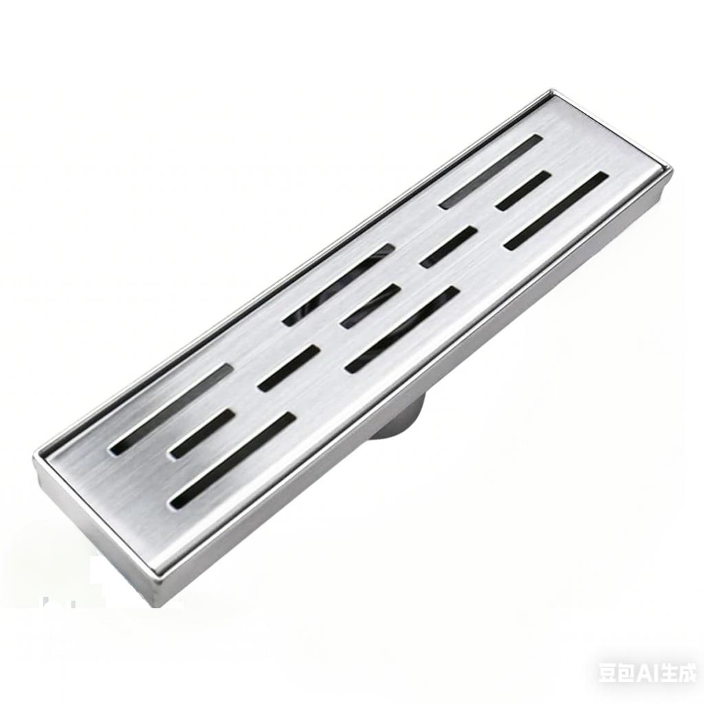 Factory Direct 12 Inch Brushed Linear Shower Drain 304 Stainless Steel Channel Drain for Hair Catcher