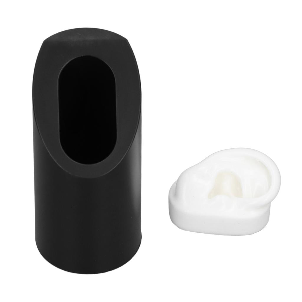 Soft Silicone Flexible Model Body Part Displays Human Right Ear Model Simulation for Ear Jewelry Dis