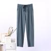 Men’s Plus Size Ice Silk Modal Pajama Pants - Casual, Loose, Long, One Piece