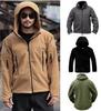Men's Outdoor Hooded Fleece Jacket: Thick & Thin for Cold Weather