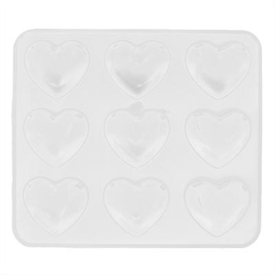 3Pcs Heart Shaped Mold DIY Baking Mold 9 Hole Cake Making Mold Tool for Home Use