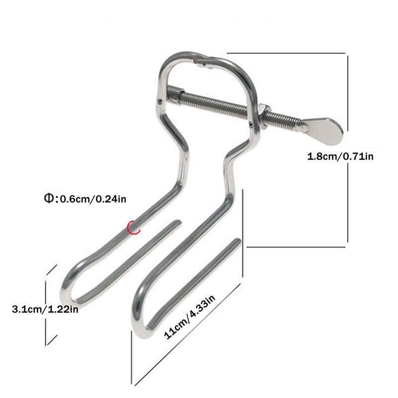 Adult Games Vaginal Expander Anal Plug Anus Cleaner Expansion Stimulator Trainers Metal Buttplug Sex Toys For Couples Women Men