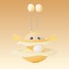 Pipi Tao Original Bee Roly-Poly Cat Teaser Toy with Stick