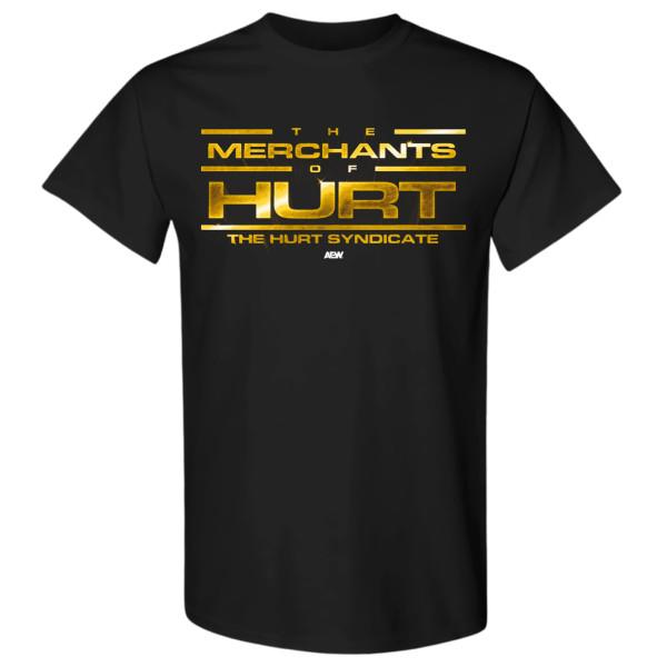 Hurt Syndicate  The Merchants of Hurt AEW Official TShirt Unisex T-Shirt L