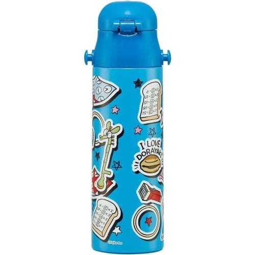 Skater Water Bottle, Doraemon Sticker, 580ml, Direct Drinking, Stainless Steel, Sports Bottle, SDC6N-A