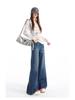 Women's American Retro High-Waist Micro-Flare Jeans - Slimming Style for Spring/Autumn 2026