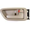 8063 Front/Rear Right Passenger Side Interior Door Handle Beige/Tan Compatible with 2001-2007 Toyota Sequoia; 2004-2006 Toyota Tundra (Crew Cab Only)
