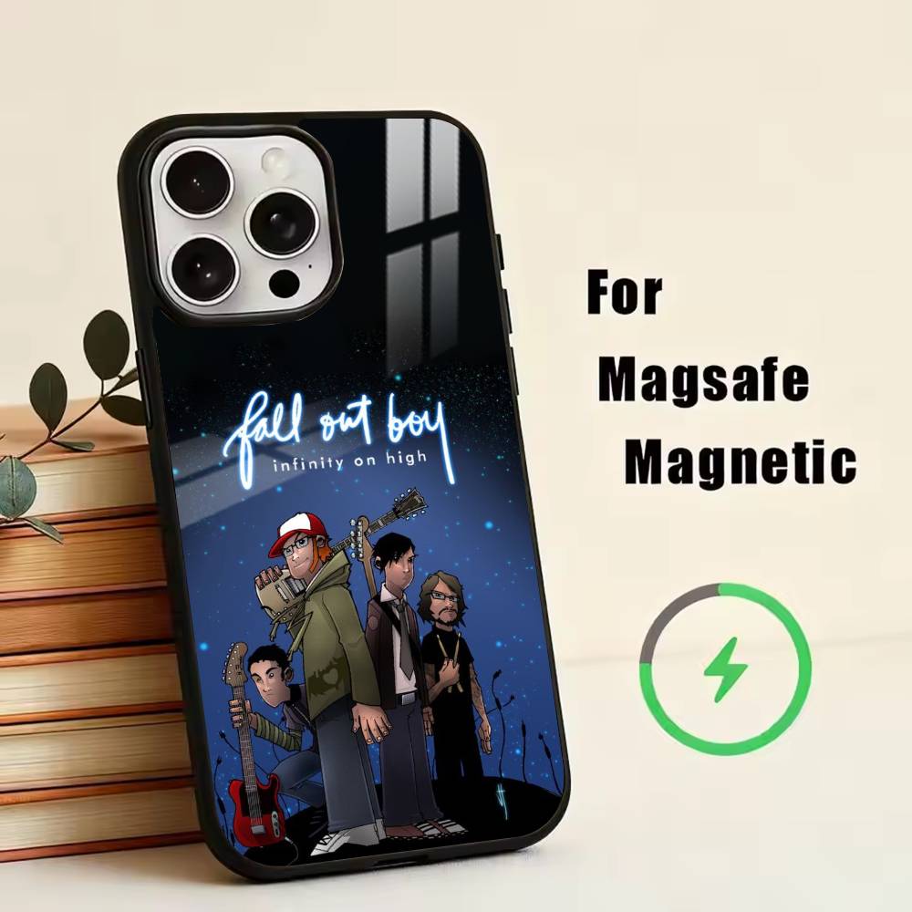 Boy-Fall Out Boy Phone Case For iPhone17,16,15,14,13,12,11 Plus,Pro Magnetic For Magsafe Wireless Charging