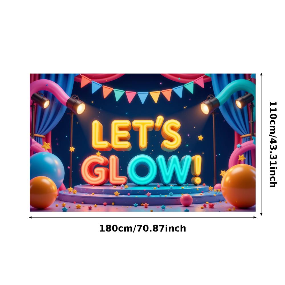 Photo Prop LED Neon Banner Party Decoration Glow Effect Neon Sign For Festival Decoration Party Celebration Night Event