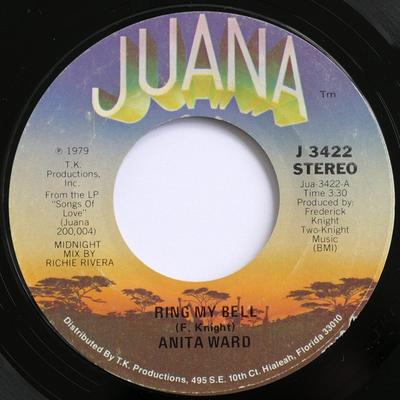 7inch Record ANITA WARD - Ring My Bell J3422 Juana 1979 UK Dance & Electronica Used
