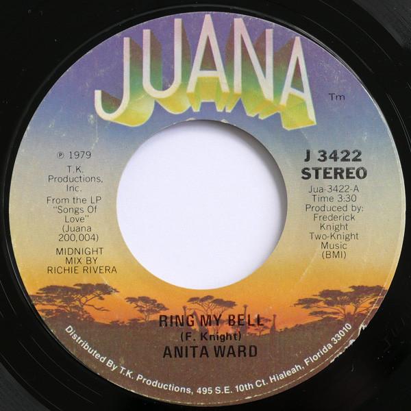 

7inch Record ANITA WARD - Ring My Bell J3422 Juana 1979 UK Dance & Electronica Used