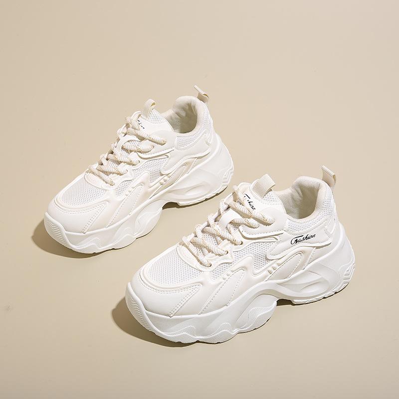 Ins New Dad Shoes Women's 2025 Autumn Student Sports Running Casual Shoes Platform Heightening Women's Shoes FB3315