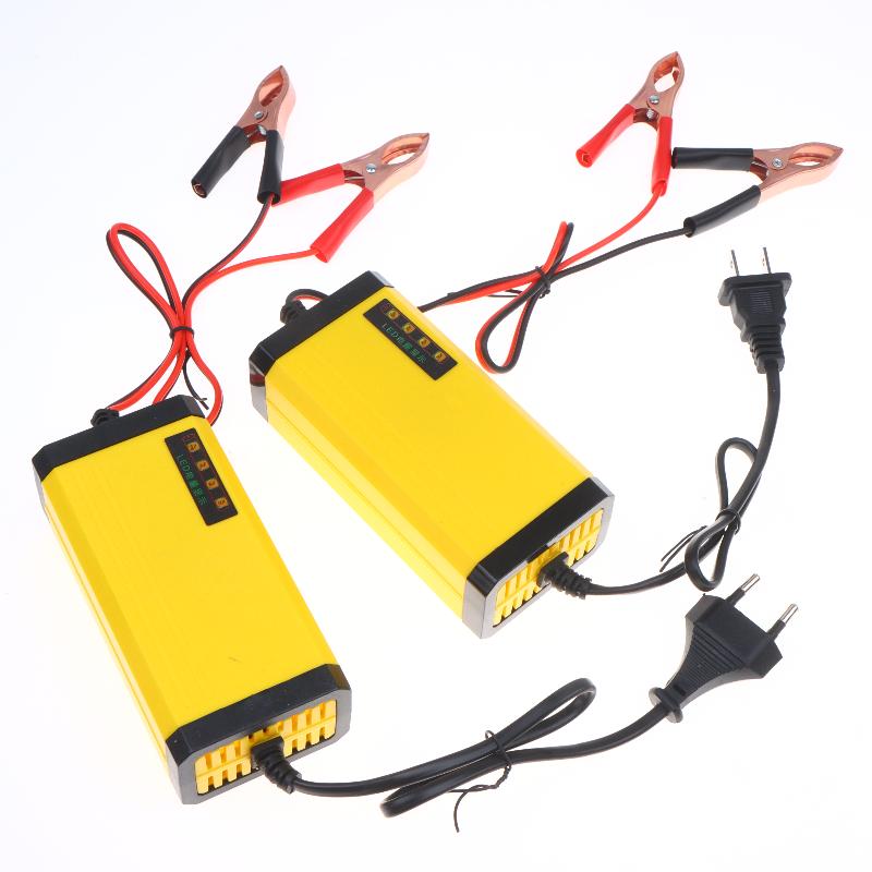 12V 2A Car Battery Charger 220V Power Pulse Repair Charger Wet Dry Lead Acid Battery Led Display Moto Truck Battery Charger