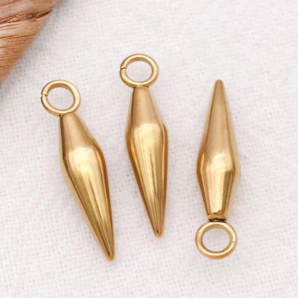 Pendentif Rivet en Acier Inoxydable Plaqué pour Bijoux DIY