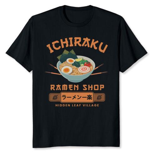 NEW LIMITED Anime Cartoon Ichiraku Ramen Shop Japanese Food T-Shirt S разноцветный