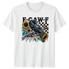 F-Caw-F Crow Sunflowers Birds Animals Mens T-Shirt Womens Graphic Tee Nature