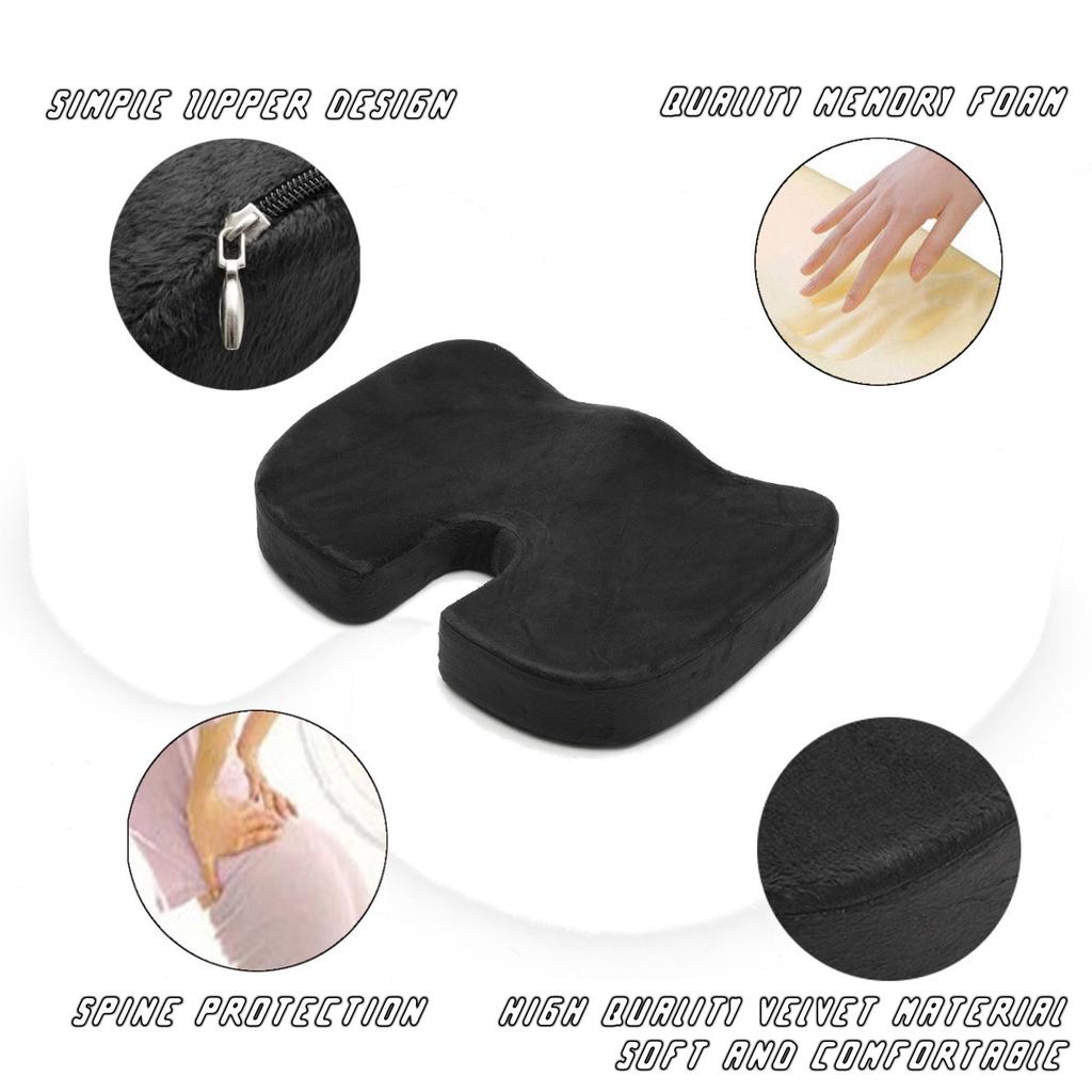 Memory Foam Kissen Steißbein Orthopädische Schmerzlinderung Bürostuhl Sitz U Kissen