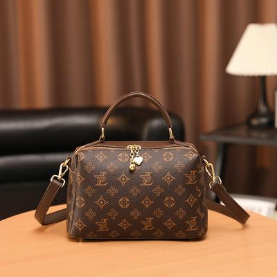 Retro Printed Bag for Women's Pillow Bag New High End Large Capacity Women's Fashionable and Versatile Hand Held Shoulder Crossbody Bag