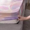 Animal Cat Pattern Mattress Three-Piece Digital Printing Mattress Bedding Set Adult Children