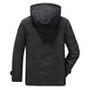 Men's Fleece-Lined Winter Coat - Thick, Casual, Multi-Pocket, Mid-Length Jacket for Middle-Aged and Elderly
