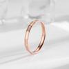 Japanese and Korean Simple New Titanium Steel Ring Korean Version Ins Couple Ring Fashion Versatile Bamboo