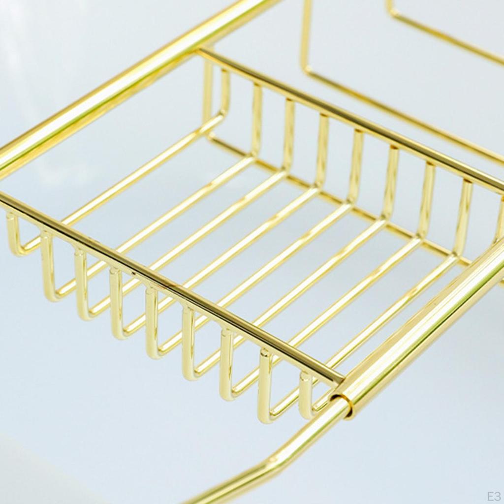 Adjustable Bath Shelf for Bathtub, Organizer Phone, Towel, And Book