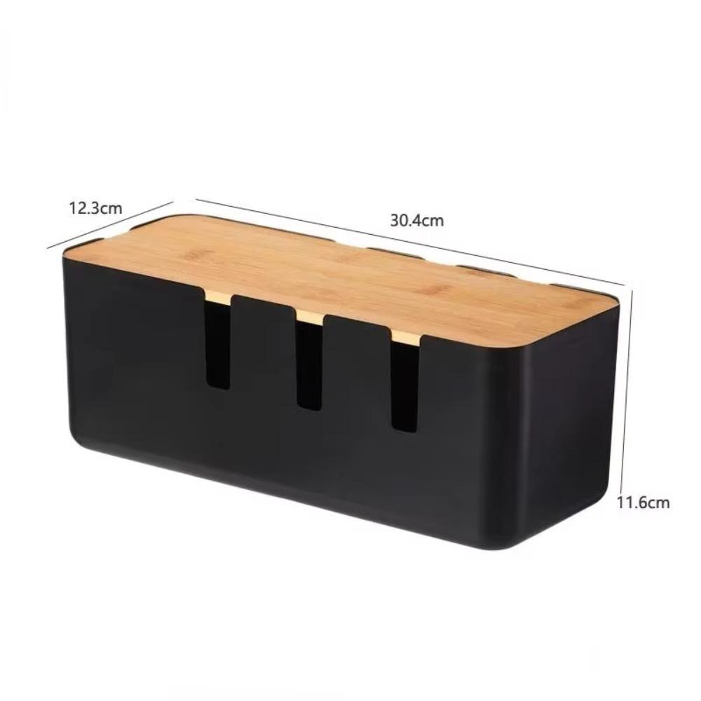 Multifunction Cable Management Box Plastic Power Line Wire Management Organizer Power Socket Management Box Desktop Storage Box