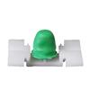 20x Car Exterior Door And Side Moulding Trim Clips Plastic 31*20mm For BMW E36 E46 323 325 328 330 White+Green Car Accessories Interior Mirrors 6