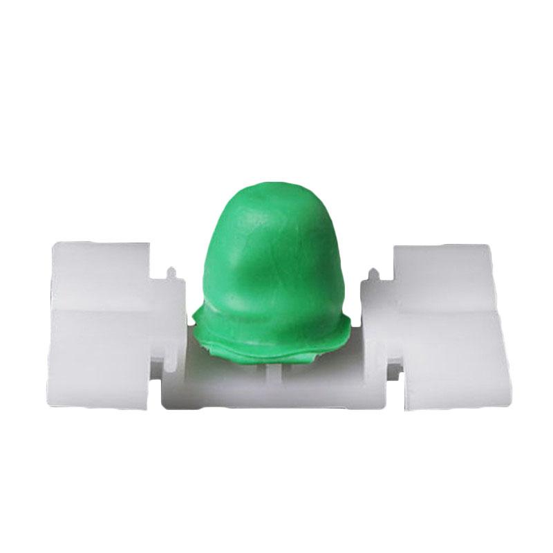 20x Car Exterior Door And Side Moulding Trim Clips Plastic 31*20mm For BMW E36 E46 323 325 328 330 White+Green Car Accessories Interior Mirrors 6