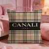 Classic CCanali Cushion Cover Premium Comfort Reversible Pillow Cove Two In One Design For Any Room  Car Interior