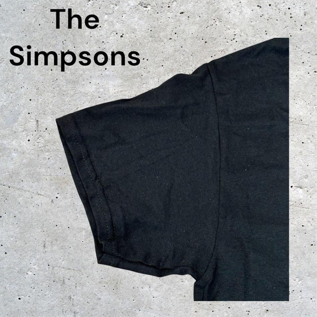 [USED] The Simpsons Halloween Skull T-Shirt, Size L, Black