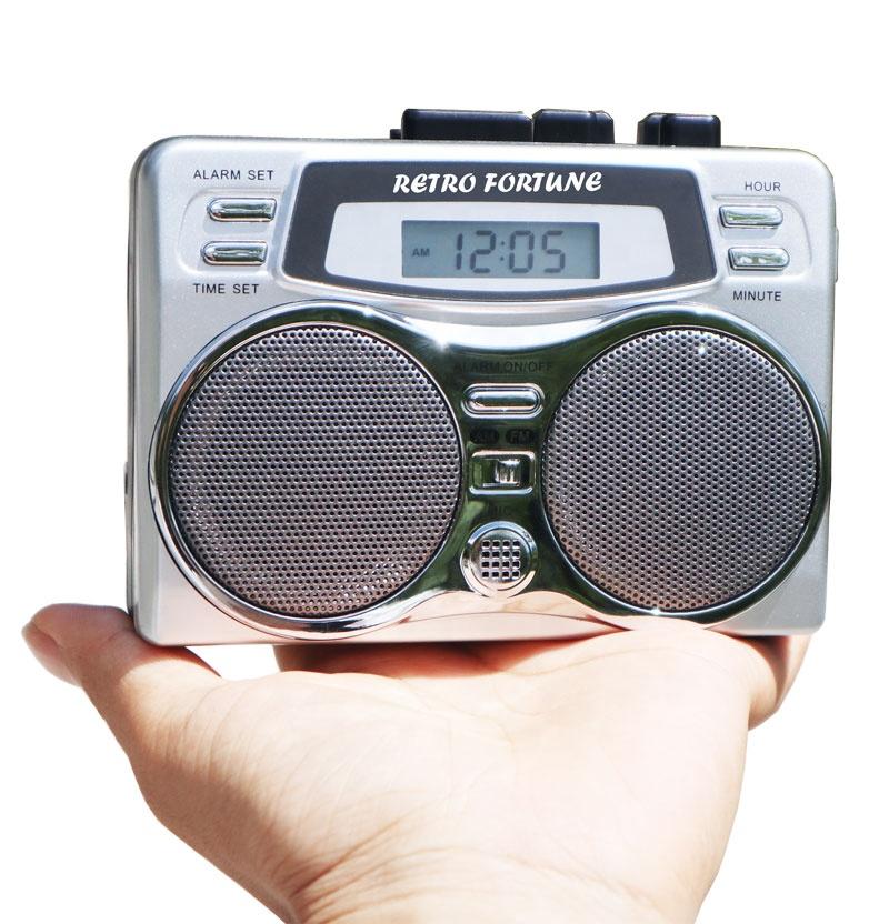 RetrO Fortune Good Quality New Cassette Player Walkman With FM AM Radio Classic Cassette Recorder Player clear Walkman