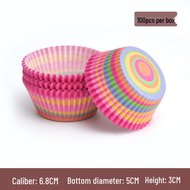 Snowy Niang Oilproof Cartoon Cake Cups - Cupcake Liners & Butter Paper for Baking