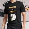 New Shirt Coffee = Happy Active Logo T-Shirt Funny Size S - 5XL