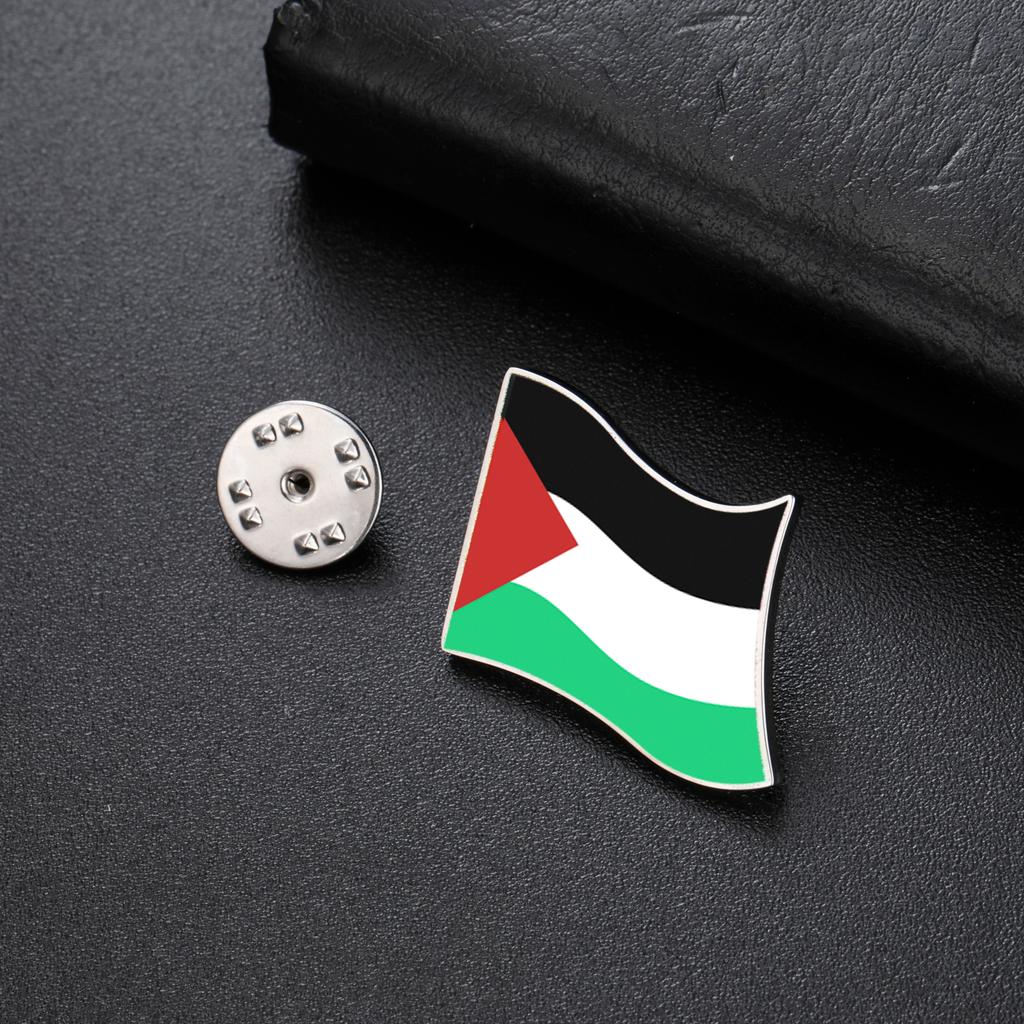 Cazador National Flag Brooch Stainless Steel Pins Brooch for Men Women Suit Collar Badges Country Flag Jewelry 2026 Wholesale