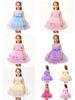 Rainbow Tulle Princess Dress for Infants and Toddlers - Puffy Formal Skirt for June 1st Performance