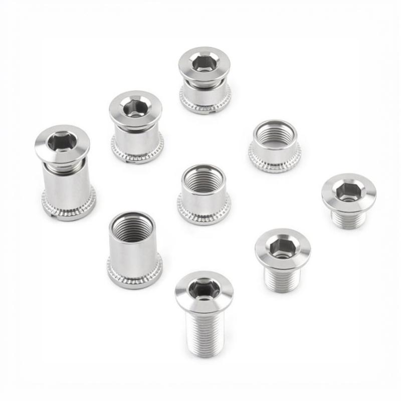 5Pcs Bolts Chainring Screws Bicycle Bike Part Tool Repair Road Bike Silver Single/Double/Triple Carbon Steel