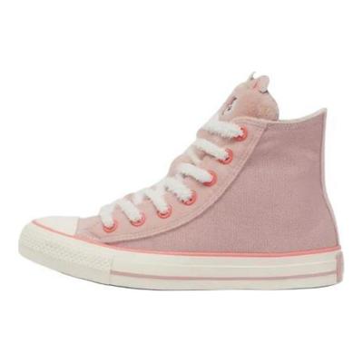 All Star Soft Comfortable Low-Top Slip-Resistant Durable High-Top Skate Shoes Unisex Sneakers Pink A12769C