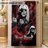 Beach TowelLady Gaga Custom Name Text Personalized Soft Towel for Beach Pool Indoor Home Decor Gift