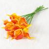 5Pcs PU Calla Lily Simulation Flowers for Home Decor Floral Arte Set Garden Wedding Decoration Bouquet DIY Vase Ornament