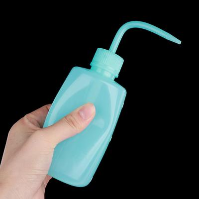 1PC Wash Clean Clear White Plastic Green Soap Lab Wash Squeeze Diffuser Bottle