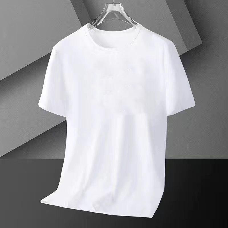 Men's Quick-Dry American Style Slim Mesh T-Shirt - Versatile Summer Ice Silk, Round Neck, Short Sleeve