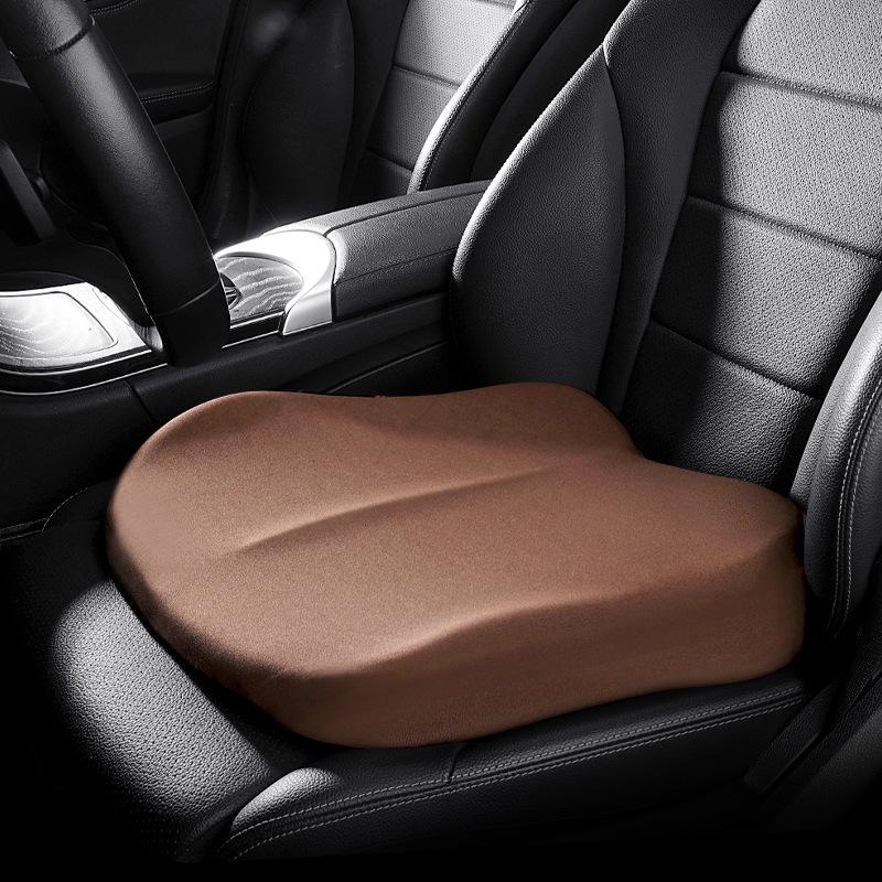 Ventilated Memory Foam Seat Cushion: Universal, Breathable, Height-Boosting Pad for Car or Office