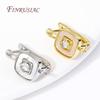 18K Gold Plated Anti-Allergy Basic Ear Wire Hook Earring Clasps Shvenzy Accessories Handmade DIY Women's Earring Making Fittings