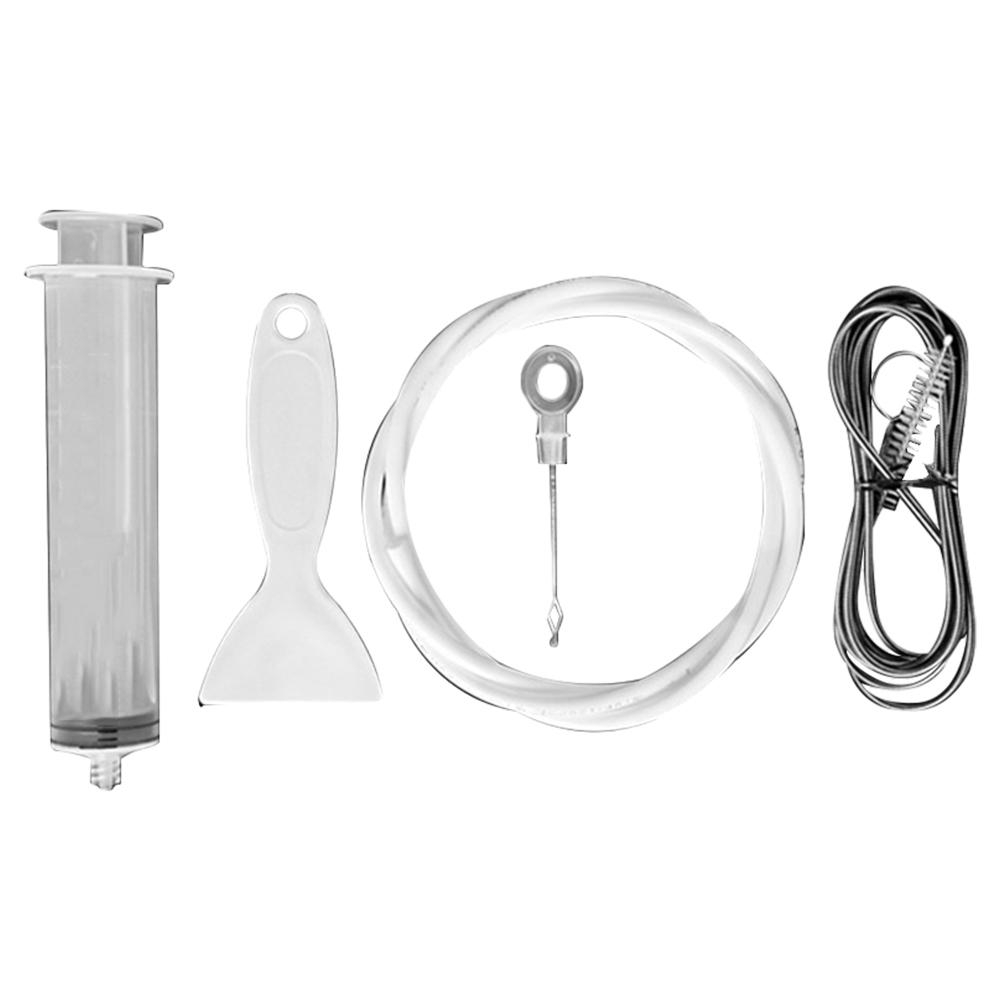 5-8Pcs Clean Brush Kit For Refrigerator Drain Wash Brush Suction Syringe 1/1.5M Hose Fridge Drain Hole Cleaner Stick Dredge Tool