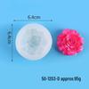 Stampo in Silicone Fiore di Peonia 3D per Candele, Sapone e Arte in Resina
